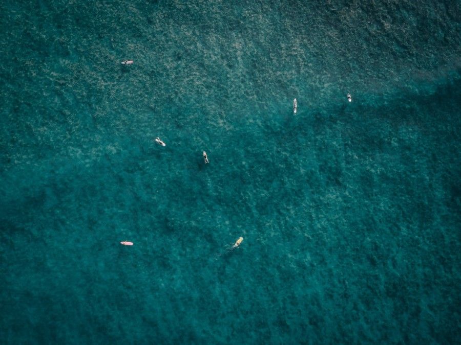 aerial-photography-of-white-boats-on-sea