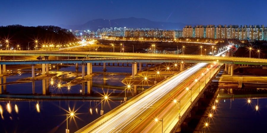 timelapse-photography-of-cars-running-on-highway-and-flyover-at-night